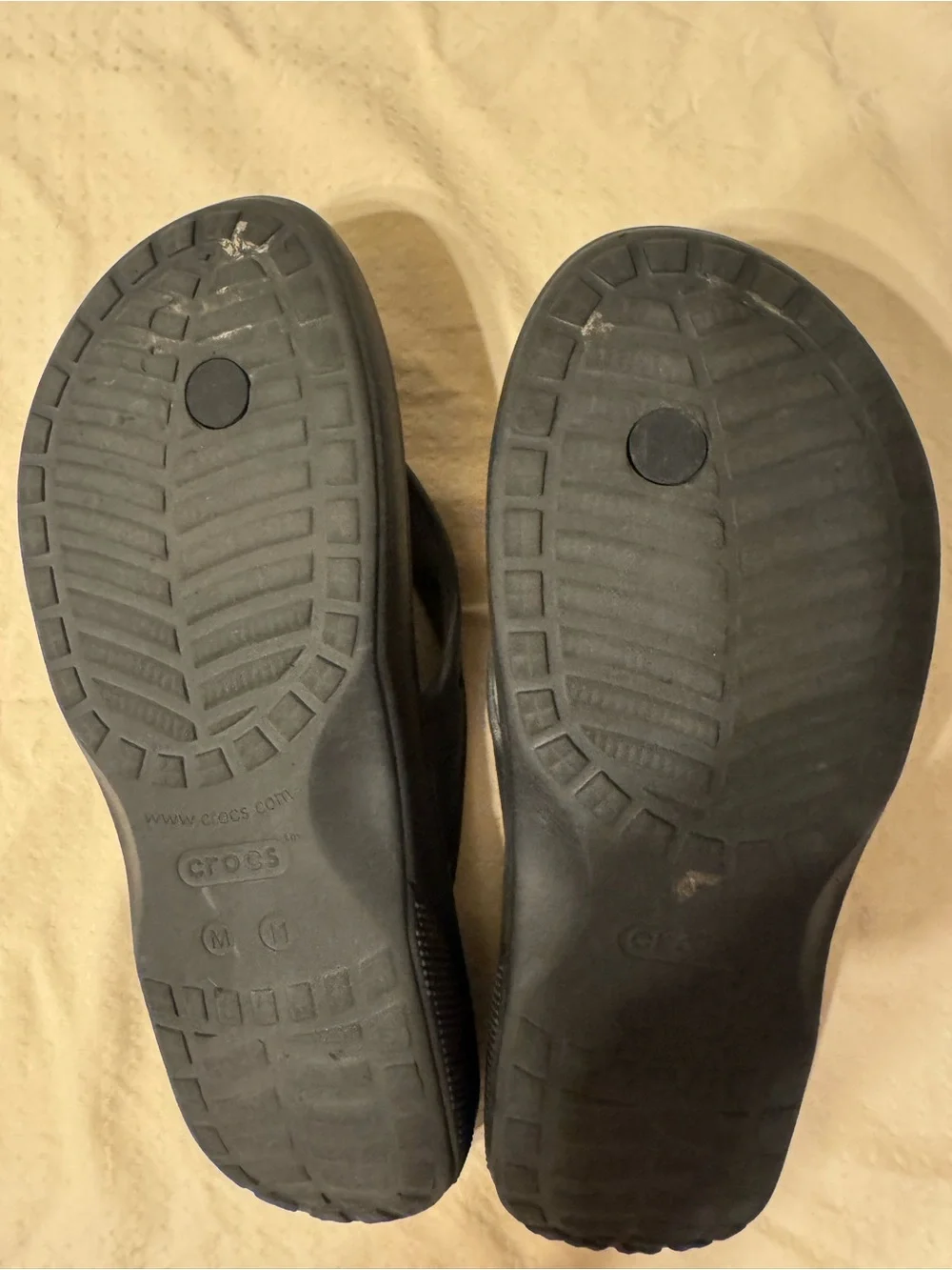 CROCS Men's Baya , Black Slip-On Flip Flop Sandals. For Beach, 🏖️ Bbq